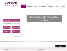 Tablet Screenshot of habitalepaterna.com
